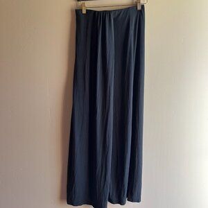 BCBG Max Azria Black Wrap Maxi Skirt Resort witchy whimsigoth goth grunge